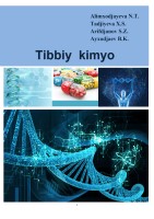 Тиббий кимё 2 qism Alimxo'jayeva