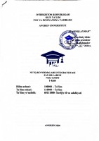 Nuqt ko'nikmalari integratsiyasi 1-kurs