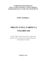 1. O.M. G‟aybullayev_Milliy g'oya tarixi va nazariyasi darslik 2019