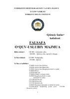 2. A.Sultonova, Z.Davronova, Primov. Falsafa. O'quv usl.maj.