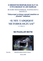 Ilmiy tadqiqot metodologiyasi33333
