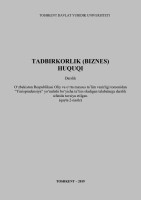 1. Tadbirkorlik (biznes) хуқуқи_ikkinchi nashr_2019