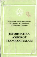 +Informatika axborot texnologiyalari