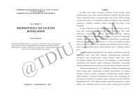ЎЗБЕКИСТОН РЕСПУБЛИКАСИ ОЛИЙ ВА ЎРТА МАХСУС ТАЪЛИМ ВАЗИРЛИГИ
