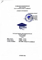 Nutq ko'nikmalari integratsiyasi  2-kurs