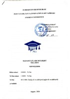 Madaniyatlararo muloqot (XT) 3-kurs