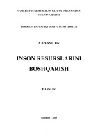 O‘ZBЕKISTОN RЕSPUBLIKАSI ОLIY VА O‘RTА MАХSUS